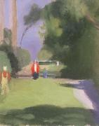 Clarice Beckett Out Strolling France oil painting artist